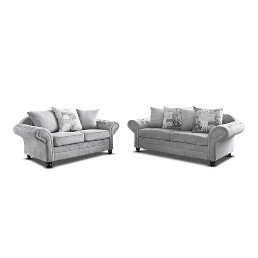 NICOLE SILVER 3+2 SOFA SET