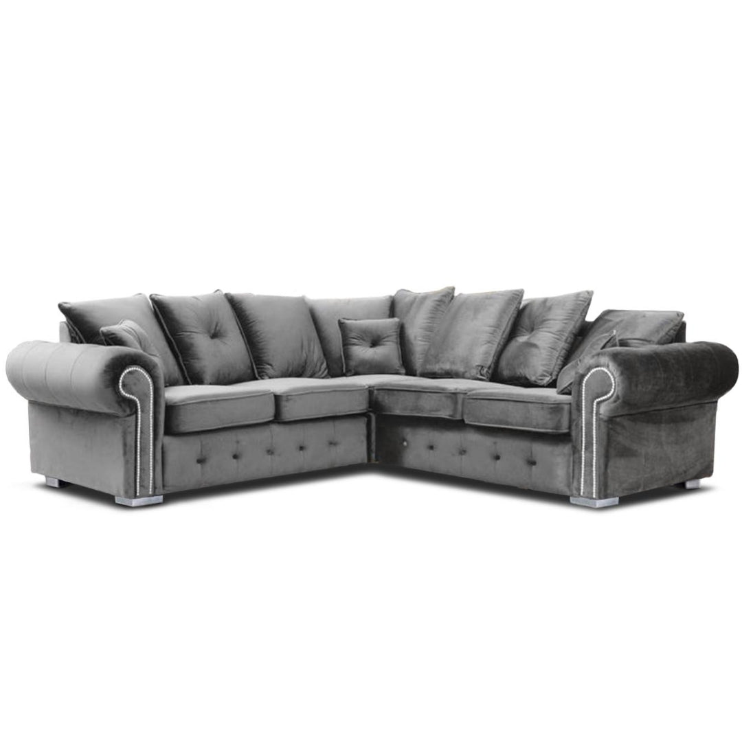 Olympia Grey corner sofa