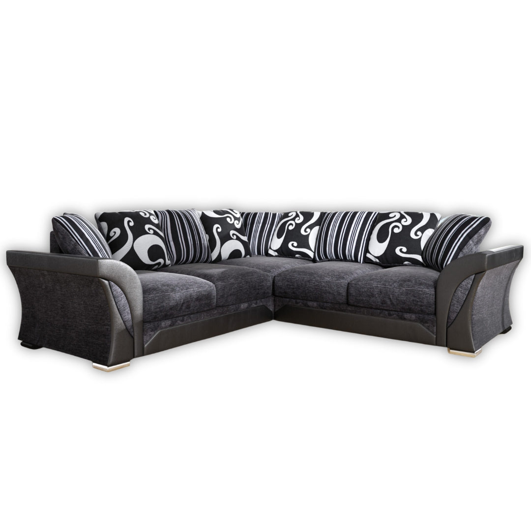 Shannon corner Sofa Grey