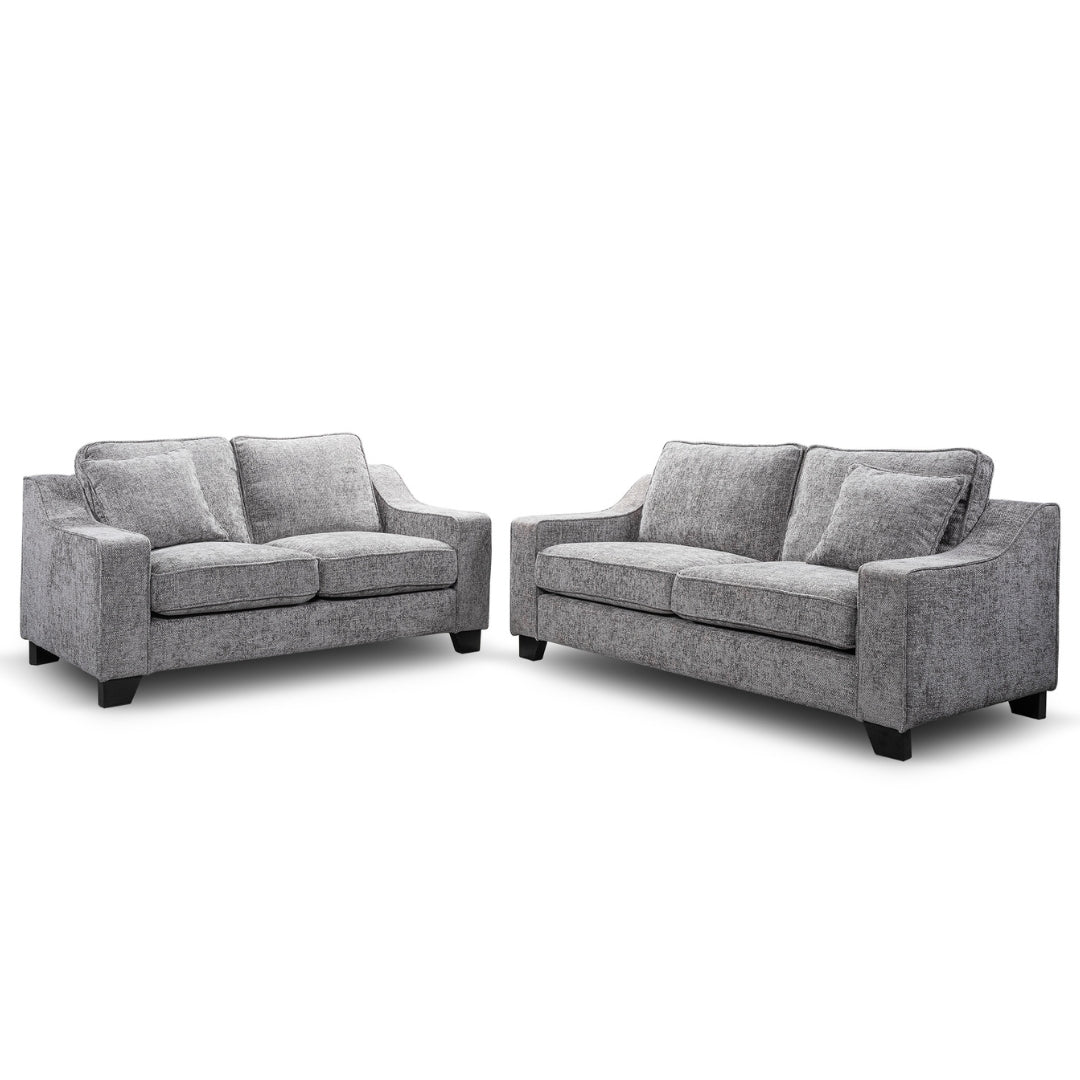 Nebraska Hopsack 3+2 Sofa - grey - green - blue - beige