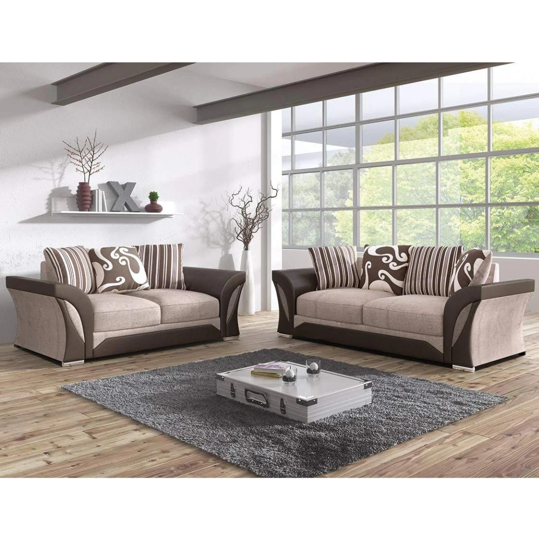 Shannon 3+2 Sofa brown