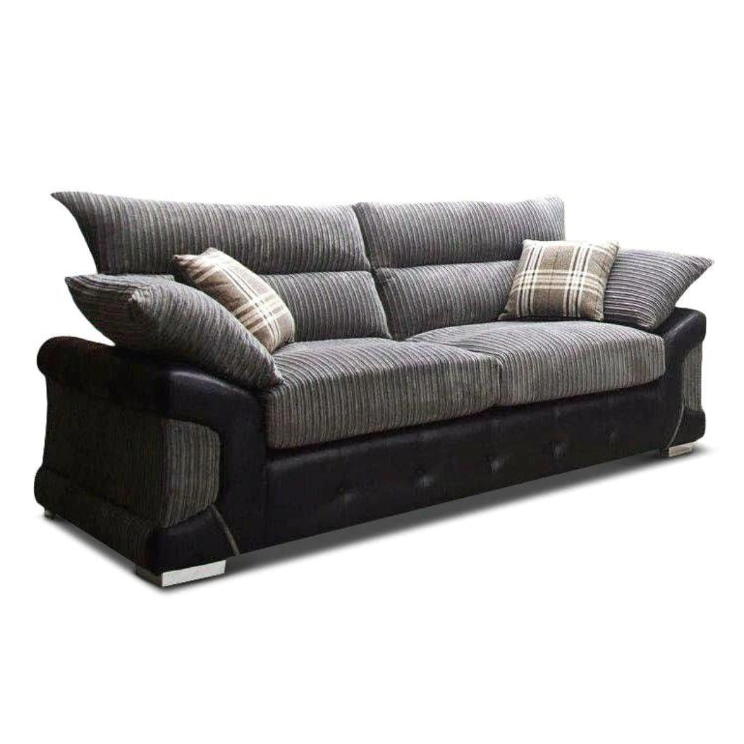 Logan 3 seater grey full back