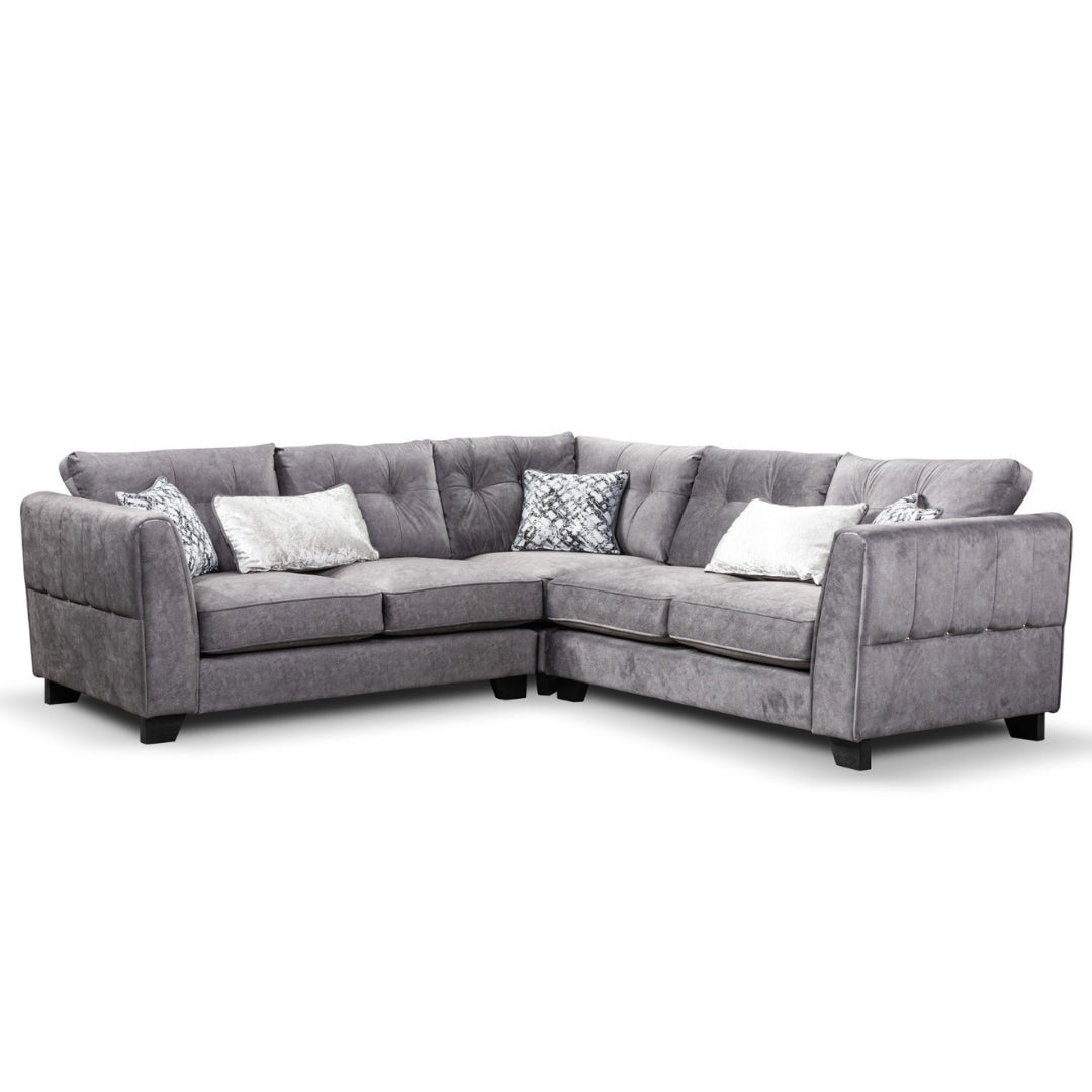 Bella Grey Corner Sofa