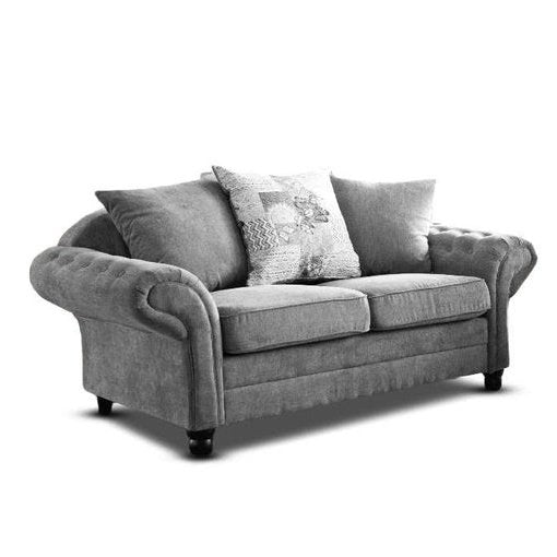 NICOLE GRAPHITE 2 SEATER SOFA